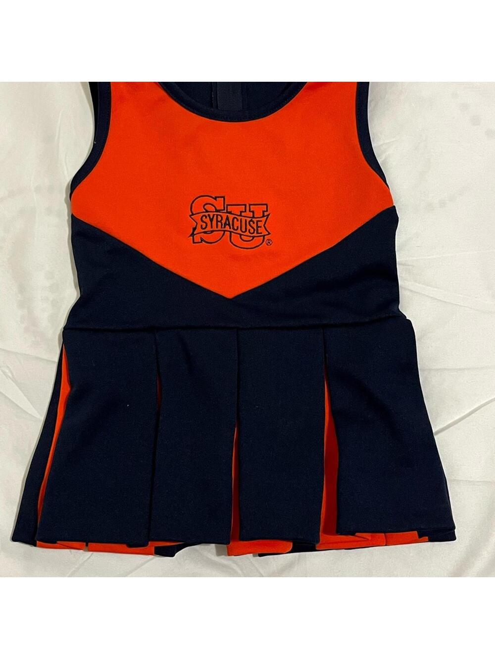 Syracuse University Orange and Navy Dress Girls Size 3